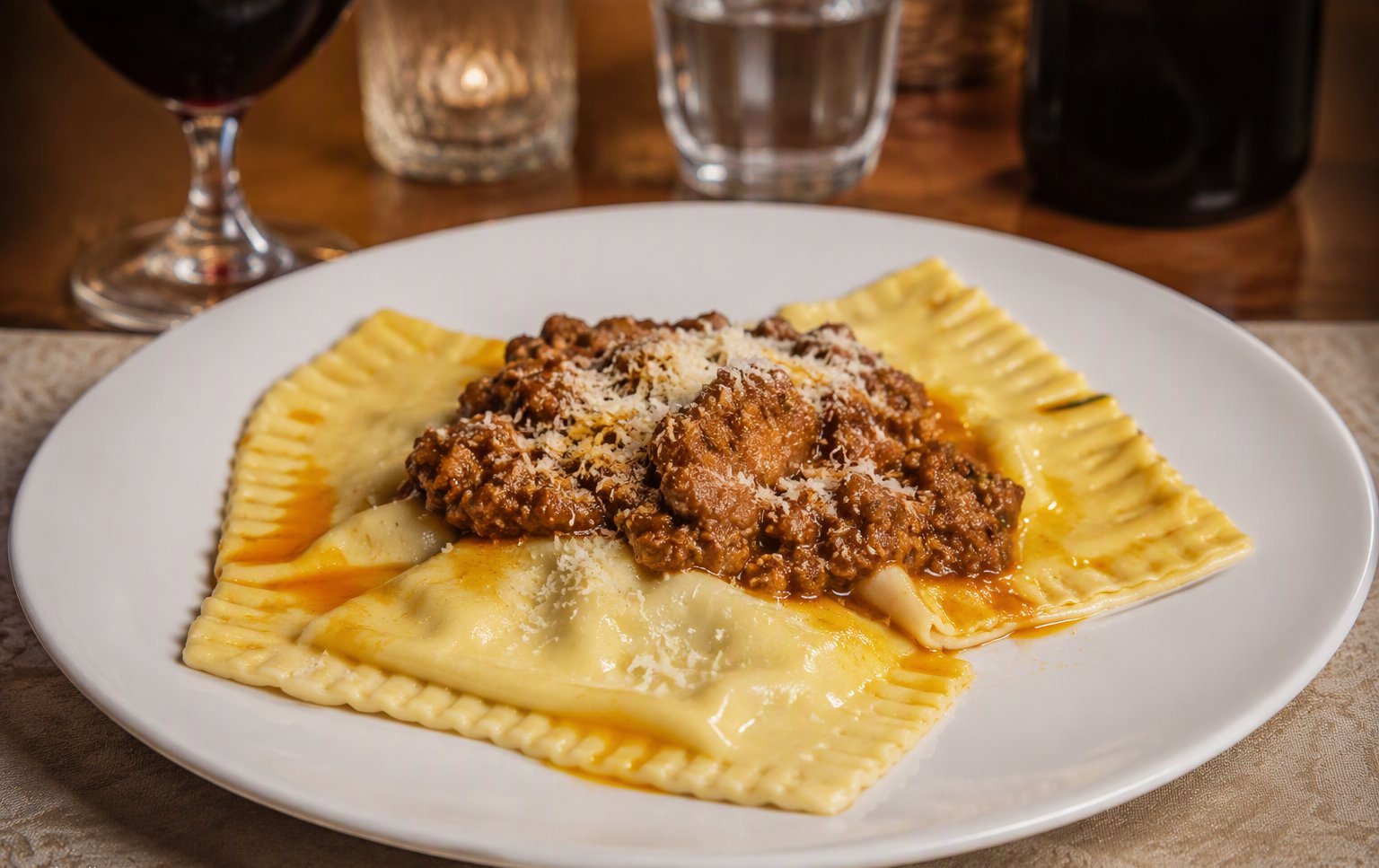 Tortelli maremmani al ragù